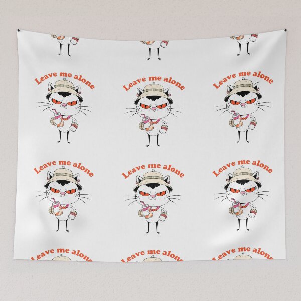 Item preview, Sassy Cat - Leave Me Alone Funny Grumpy Kitten designed and sold by ArtistryPulse90.