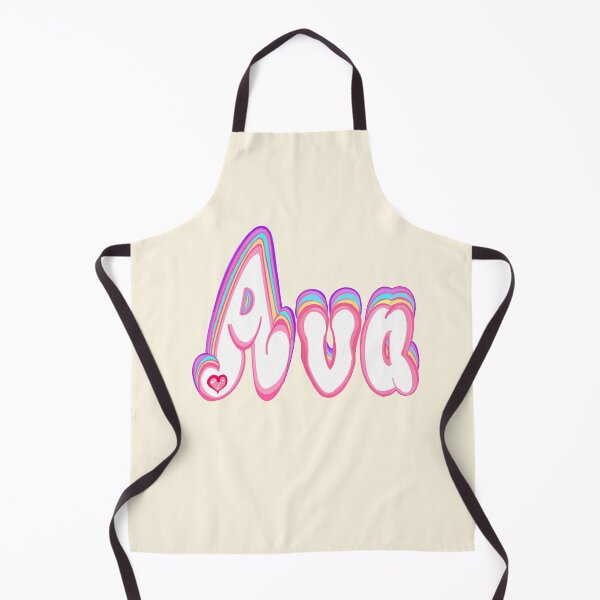 Item preview, Ava Name Pastel Cute Layered Retro Bubble Letters designed and sold by Artonmytee.