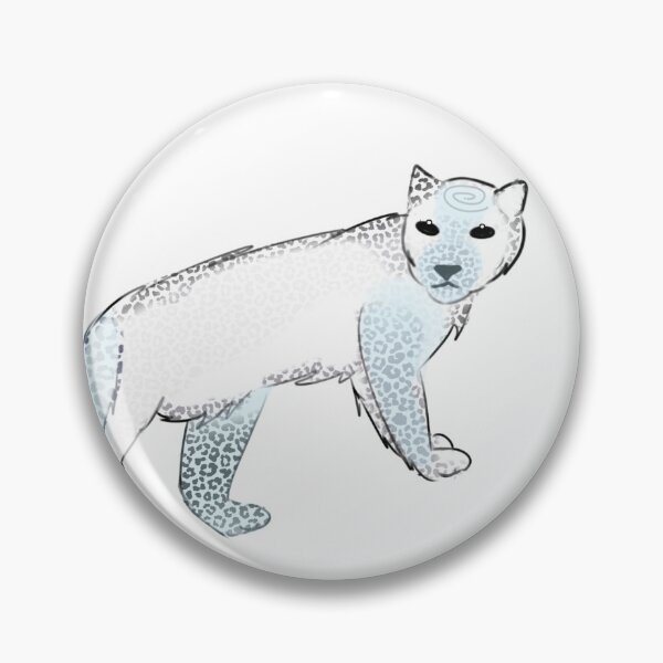 Item preview, - snow leopard - Frosted forest - white - designed and sold by echoztarrr.