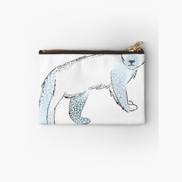 Item preview, - snow leopard - Frosted forest - white - designed and sold by echoztarrr.