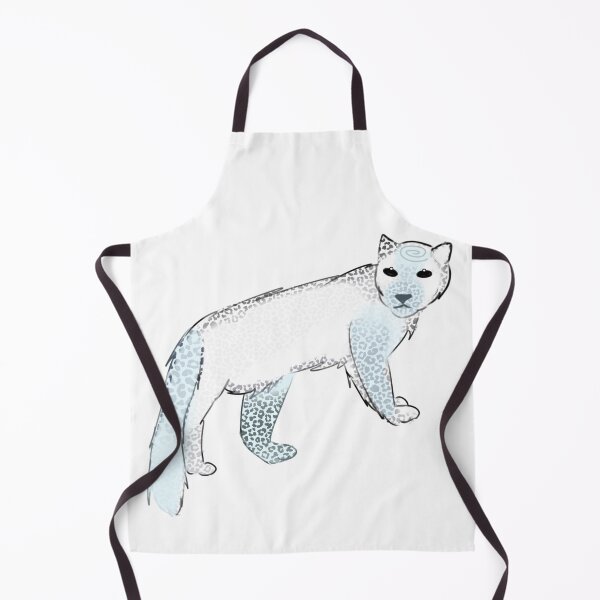 Item preview, - snow leopard - Frosted forest - white - designed and sold by echoztarrr.