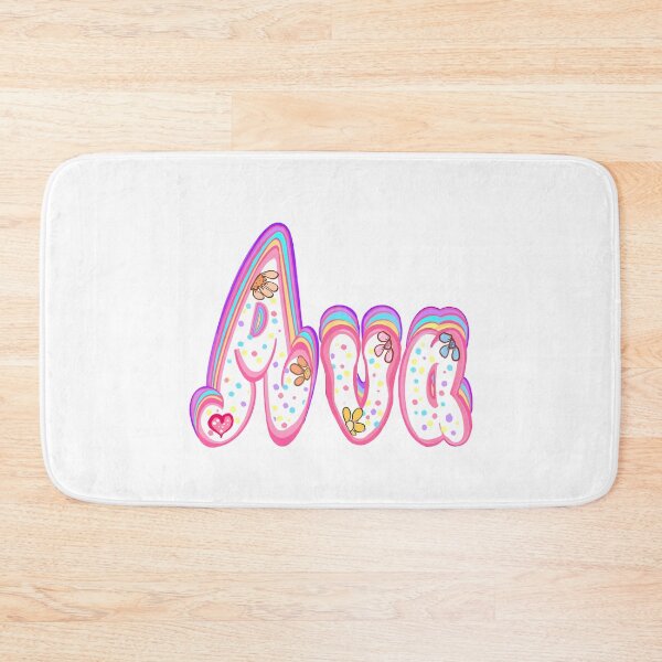 Item preview, Ava Name Pastel Sprinkles Cute Custom Bubble Letters designed and sold by Artonmytee.