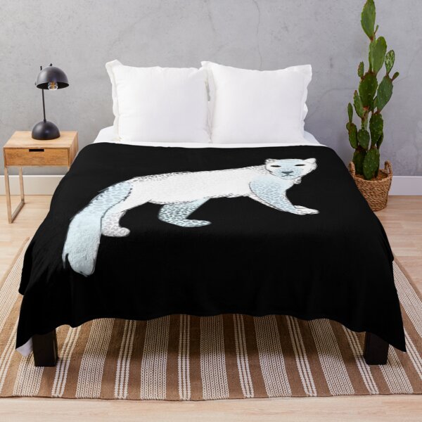 Item preview, - snow leopard - Frosted forest - black - designed and sold by echoztarrr.