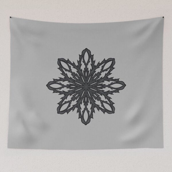 Item preview, Black snowflake "Inspiration" designed and sold by Cherevan.