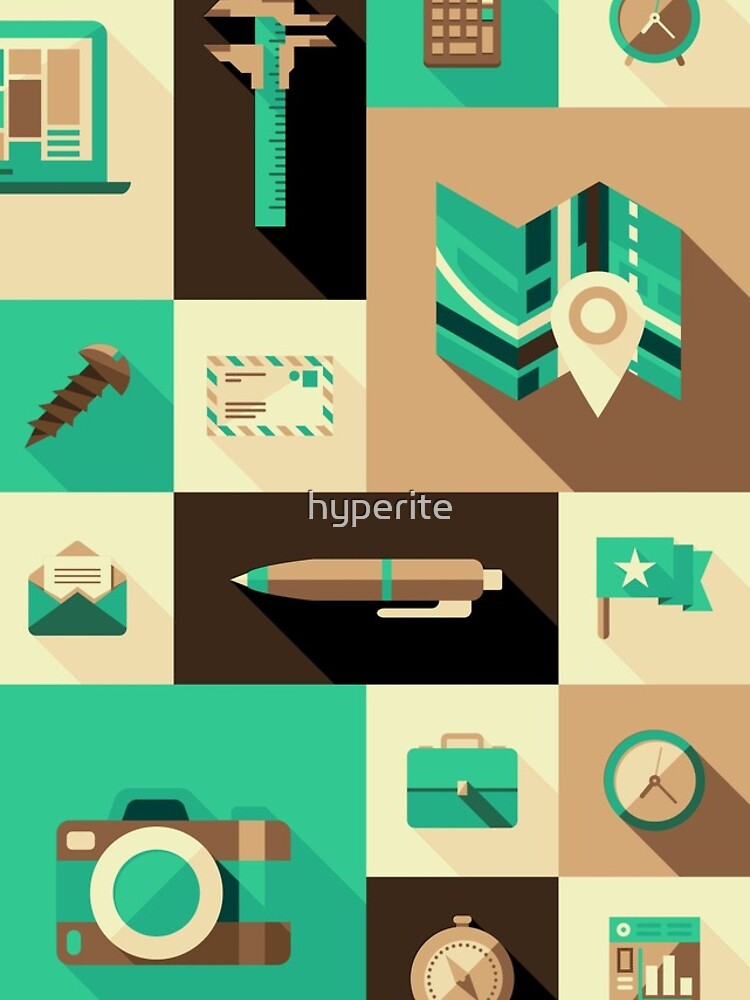 Thumbnail 4 of 4, iPhone Case, Workaholic - Icon Pattern designed and sold by hyperite.