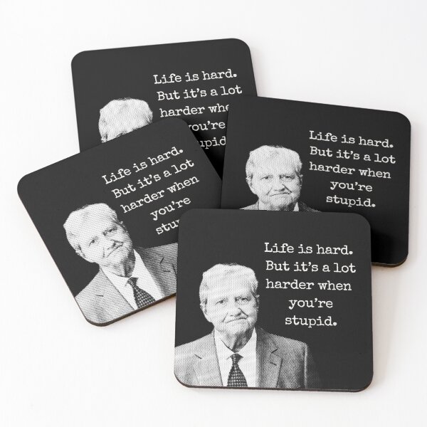 Item preview, Life Is Hard Senator John Kennedy Funny Quote designed and sold by Neeshki.