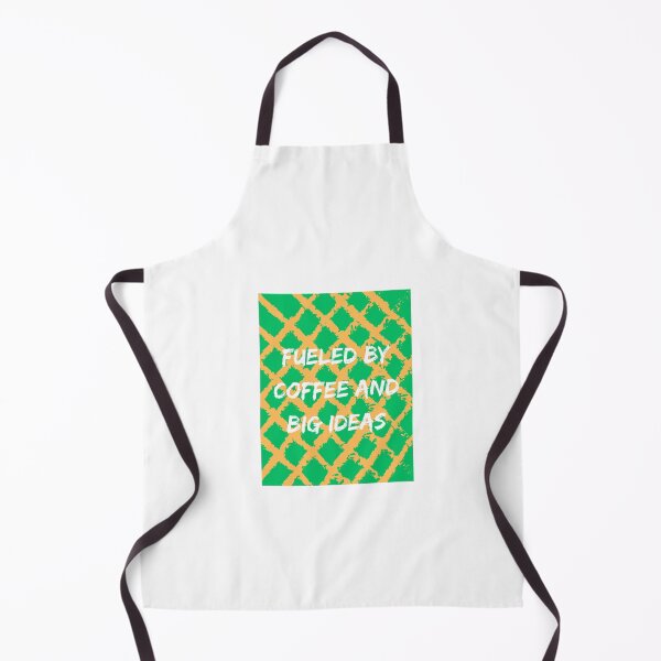Item preview, Fueled By Coffee Bright Aesthetic Pattern designed and sold by OmniVibe19.