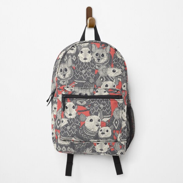Item preview, sweater mice coral red designed and sold by scrummy.