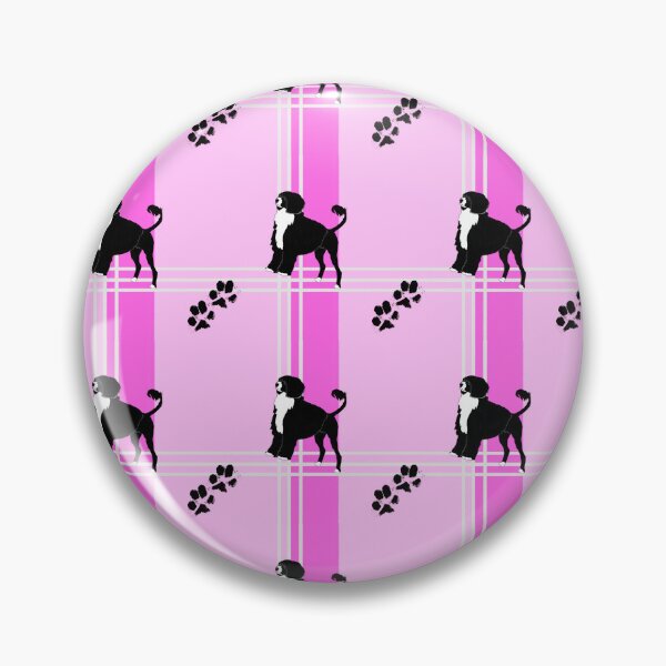 Item preview, Pink Portuguese Water Dog Portie PWD | Dog Puppy Lover | Sport Working | AKC | Seamless Repeating Pattern designed and sold by yashiki.