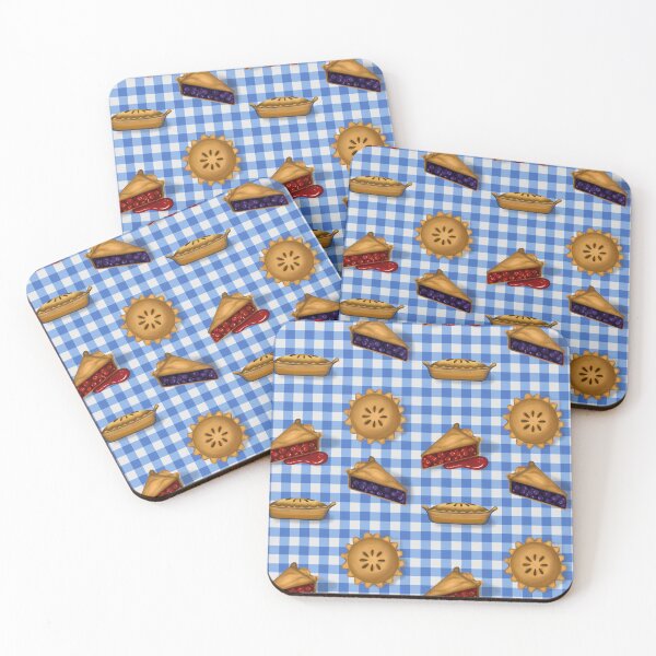 Item preview, Pie Season - Blue Gingham designed and sold by PCaleDesigns.