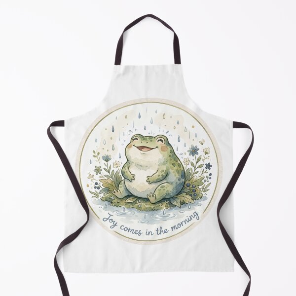 Item preview, Christian Cottagecore Toad Rain Tote Bag Psalm 30 Joy Comes in the Morning Bible Verse Gift designed and sold by Small & Beloved.