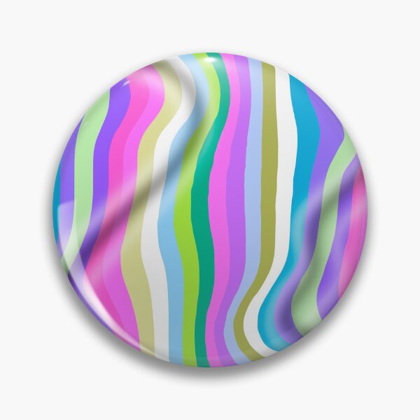 Item preview, Wavy multicolor stripes folded effect designed and sold by DaisyLemon.
