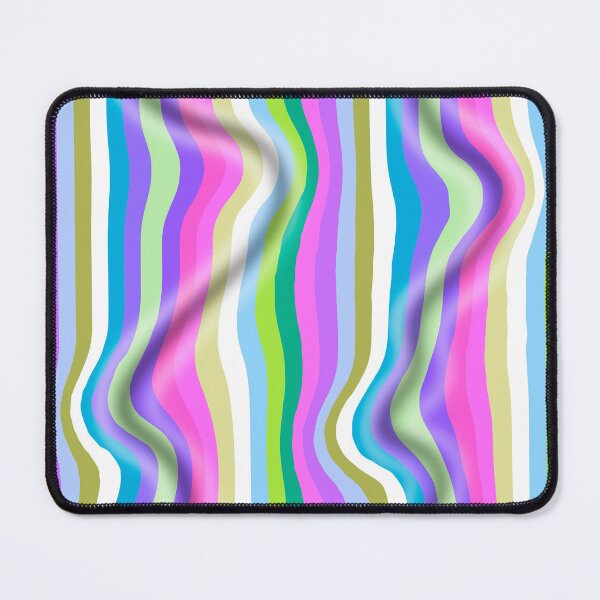 Item preview, Wavy multicolor stripes folded effect designed and sold by DaisyLemon.