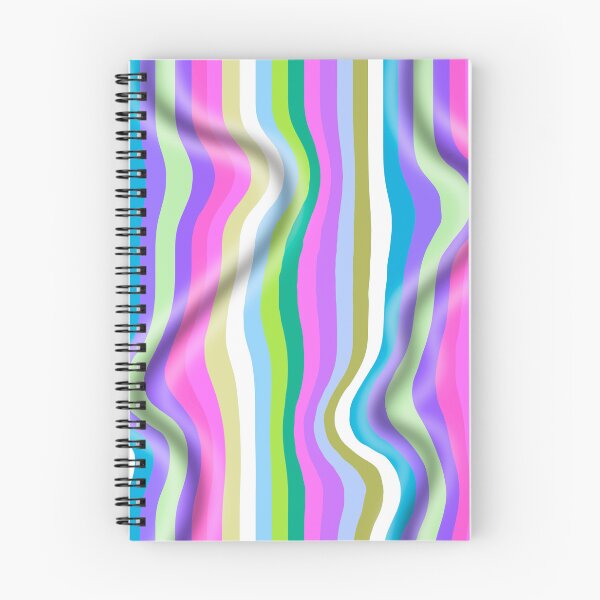 Item preview, Wavy multicolor stripes folded effect designed and sold by DaisyLemon.