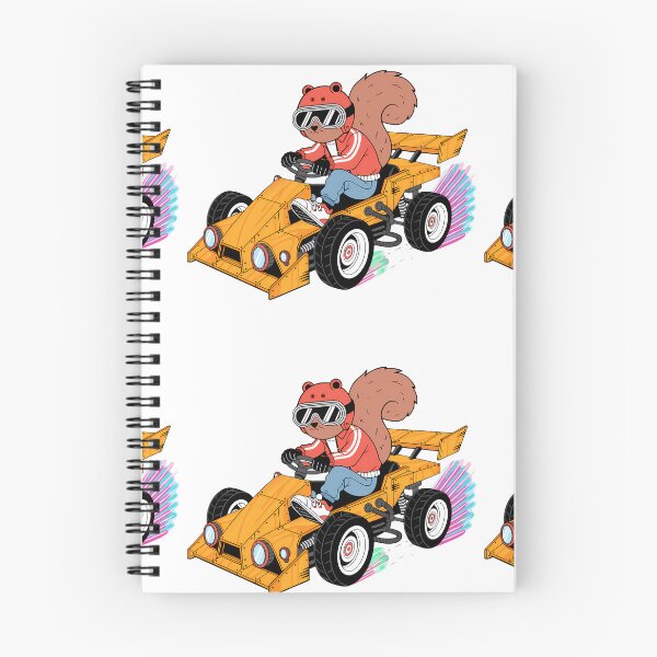 Item preview, Retro Turbo Squirrel Racer - Vintage 90s Cartoon Action Art designed and sold by ArtistryPulse90.