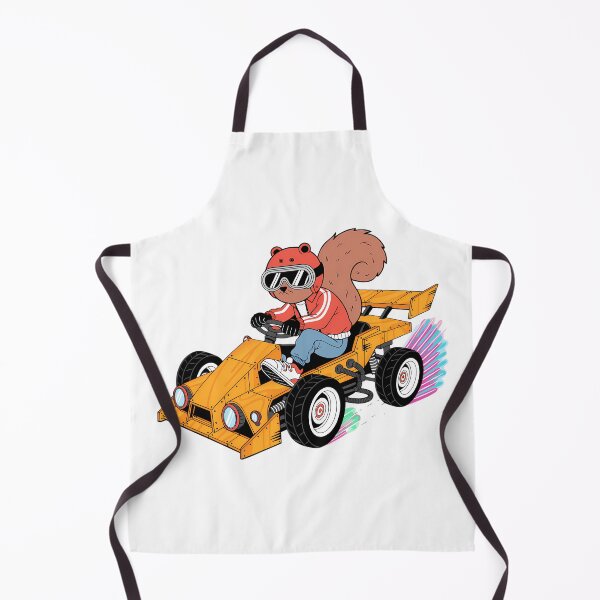 Item preview, Retro Turbo Squirrel Racer - Vintage 90s Cartoon Action Art designed and sold by ArtistryPulse90.