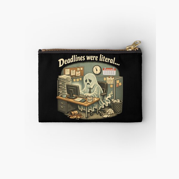 Item preview, Deadlines Were Literal – Corporate Burnout Ghost Funny Office life designed and sold by SidTastic .