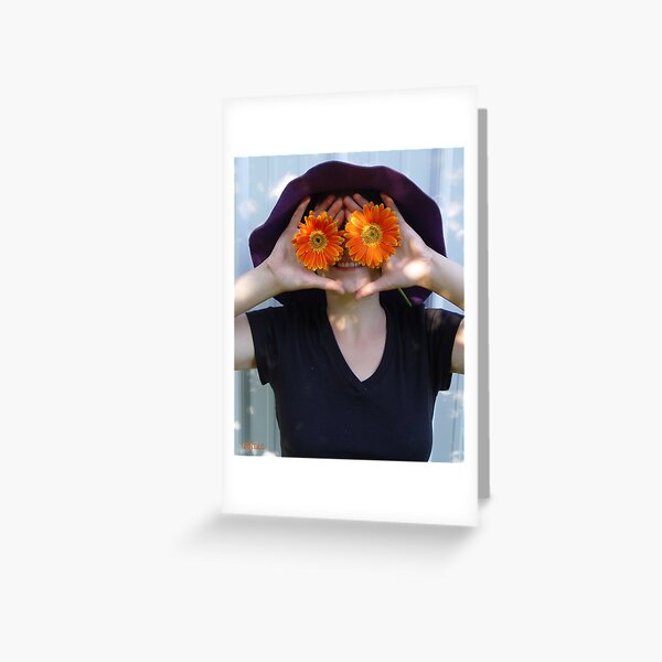 El laberinto del Flora Greeting Card