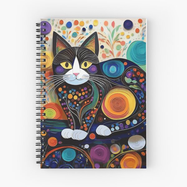 Item preview, Gustav Klimt Cat in Flower Garden designed and sold by Vicky Brago-Mitchell®.