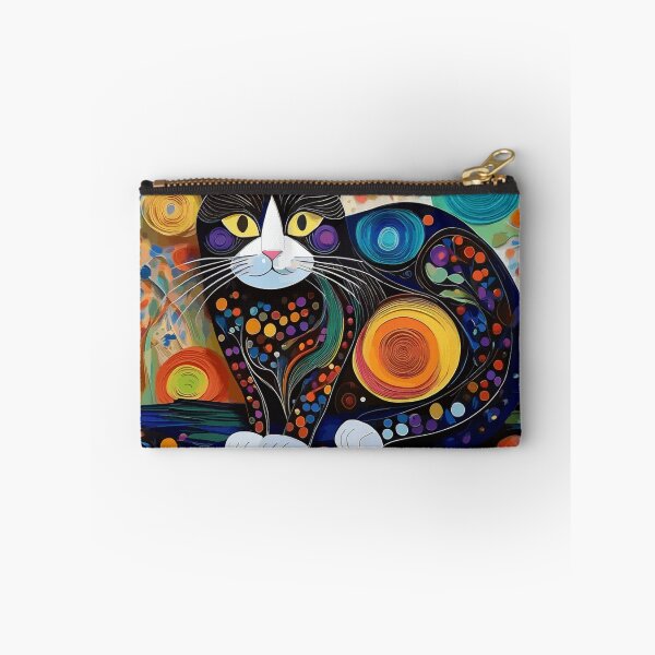 Item preview, Gustav Klimt Cat in Flower Garden designed and sold by Vicky Brago-Mitchell®.