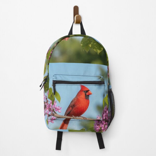 Item preview, Cardinal on a Redbud Branch designed and sold by Frankie Cat Photography.