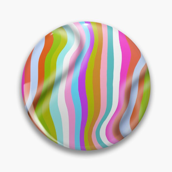 Item preview, Wavy candy multicolor stripes folded effect designed and sold by DaisyLemon.