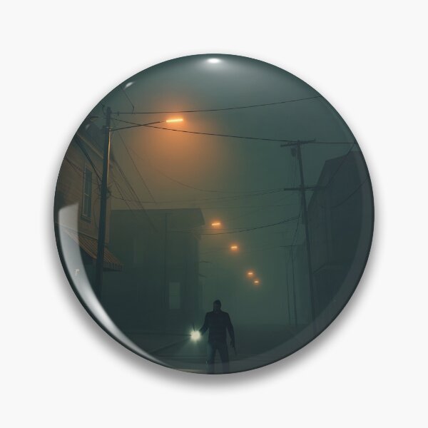 Item preview, PS1 Retro Survival Horror Aesthetic - Foggy Abandoned Town Gaming Art designed and sold by ThePixelArchive.