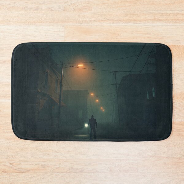 Item preview, PS1 Retro Survival Horror Aesthetic - Foggy Abandoned Town Gaming Art designed and sold by ThePixelArchive.