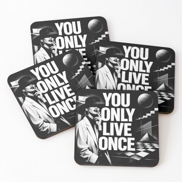 Item preview, YOU ONLY LIVE ONCE designed and sold by  ViralVisionsCreating .