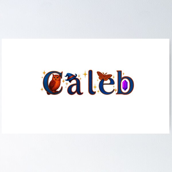 Item preview, SPELLBOUND NAMES COLLECTION  – ✨ CALEB ✨ – STORYBOOK SPELLCASTER DREAMS designed and sold by WheelieGdArt.