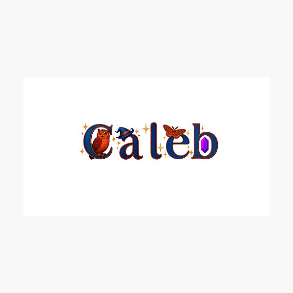 Item preview, SPELLBOUND NAMES COLLECTION  – ✨ CALEB ✨ – STORYBOOK SPELLCASTER DREAMS designed and sold by WheelieGdArt.