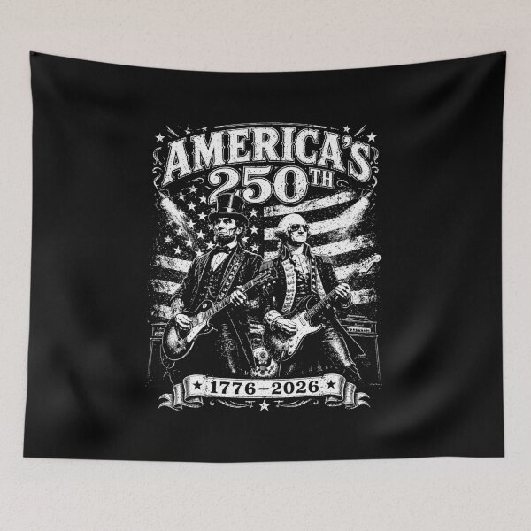 Item preview, George Washington Lincoln Playing Guitar Abe Lincoln 250th anniversary designed and sold by will freed18.