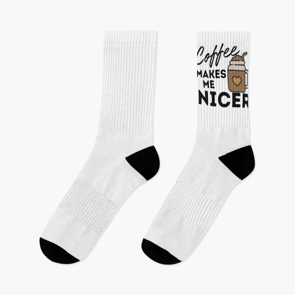 Item preview, Coffee Makes Me Nicer designed and sold by LuveraxArt.