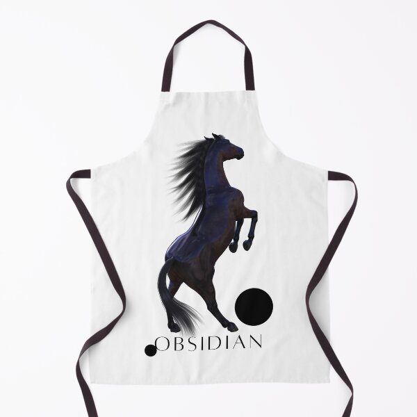 Item preview, Obsidian Horse Minimalist Horse Art designed and sold by MusePortrait.