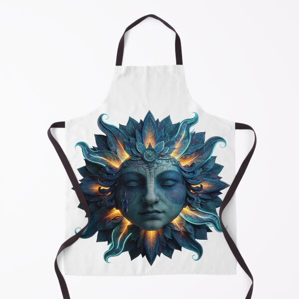 Item preview, Blue Lotus Sun Face Aesthetic designed and sold by CircaSassy.