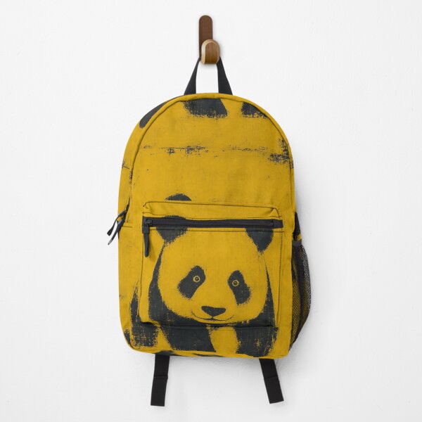 Item preview, Noir Panda — Yellow Retro designed and sold by Jandedan.