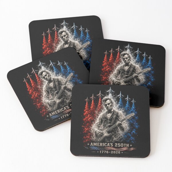 Item preview, America's 250th Abraham Lincoln Playing Guitar Patriotic 250 Years designed and sold by will freed18.