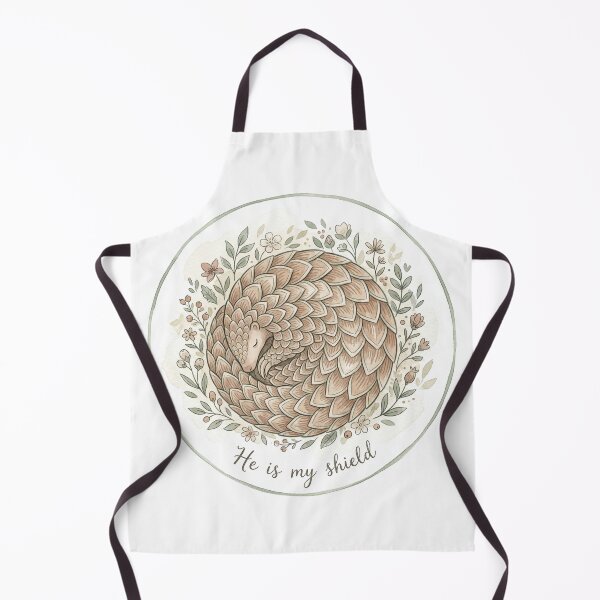 Item preview, Christian Cottagecore Pangolin Tote Bag Psalm 28 He is My Shield Bible Verse Protection Gift designed and sold by Small & Beloved.
