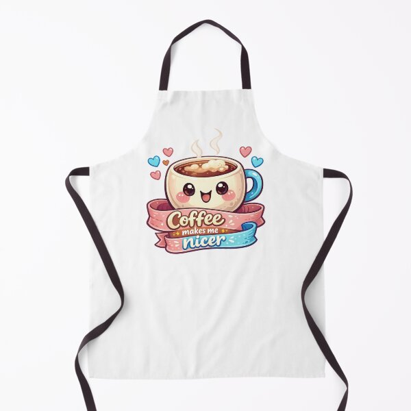 Item preview, Coffee Makes Me Nicer designed and sold by LuveraxArt.