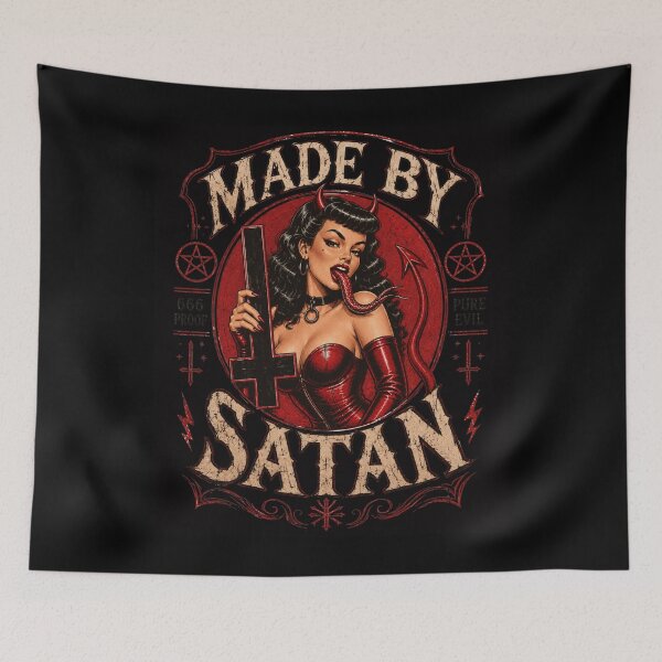 Item preview, Made By Satan Devil Pinup Vintage Goth  designed and sold by Region.