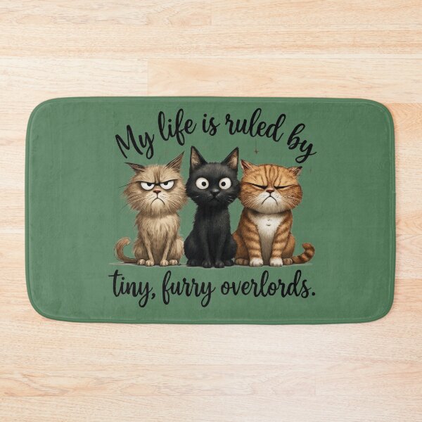 Item preview, My Live is Ruled by Tiny Furry Overlords Gifts for Cat Lovers designed and sold by MalwasBasket.