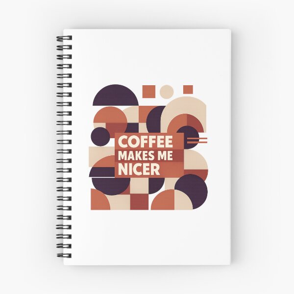 Item preview, Coffee Makes Me Nicer designed and sold by LuveraxArt.
