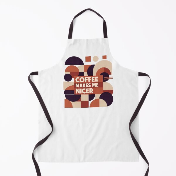 Item preview, Coffee Makes Me Nicer designed and sold by LuveraxArt.