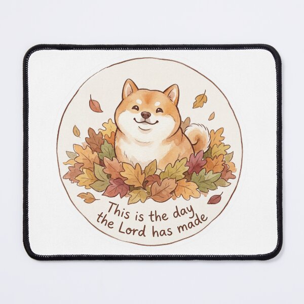 Item preview, Christian Cottagecore Shiba Inu Autumn Tote Bag Psalm 118 This is the Day Bible Verse Gift designed and sold by Small & Beloved.