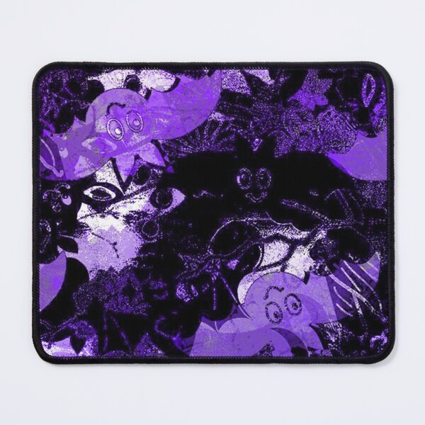Item preview, Purple Bats Gothic Pattern — Dark Cottagecore Halloween Art designed and sold by BatNature.