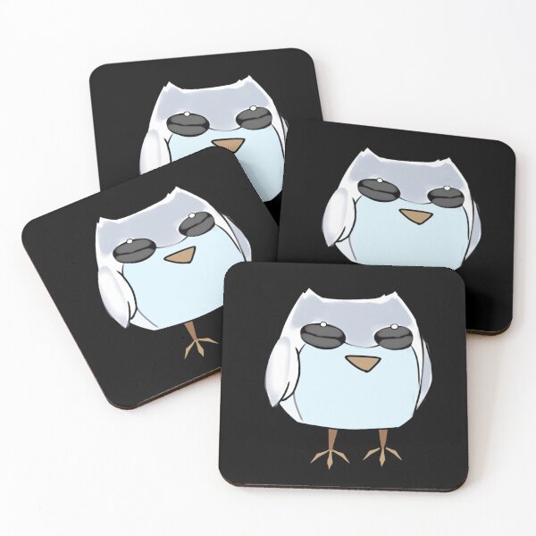 Item preview, - snow owl - Frosted forest - black - designed and sold by echoztarrr.