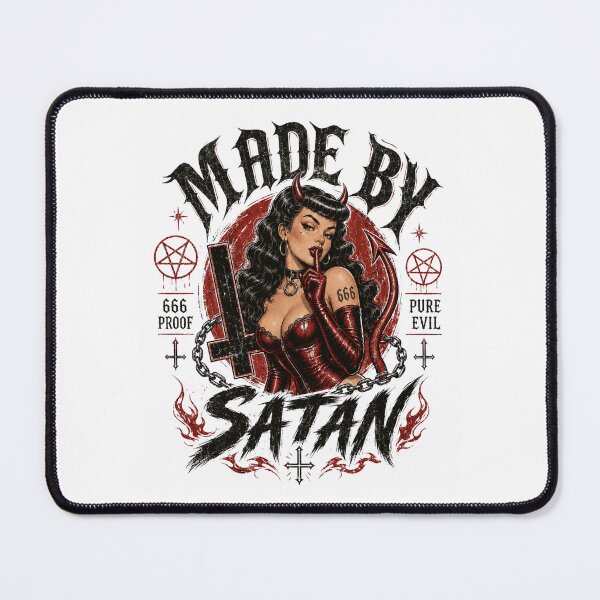 Item preview, Made By Satan Vintage Devil Pinup Goth designed and sold by Region.