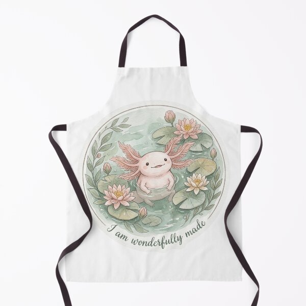Item preview, Christian Cottagecore Axolotl Lily Pond Tote Bag Psalm 139 Wonderfully Made Bible Verse Gift designed and sold by Small & Beloved.