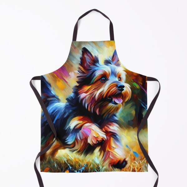 Item preview, 3. Title Australian Terrier Acrylic Art: Blue and Tan Aussie Terrier designed and sold by Puppy Puzzles Plus.