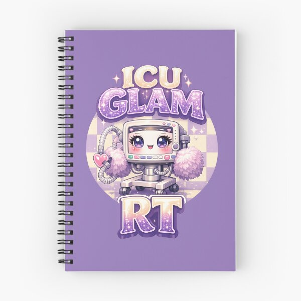 Item preview, Cute Glam Ventilator Mascot RT Nurse Week Checkerboard Kawaii Respiratory Therapist ICU Glam Design designed and sold by ClinicalHubs.